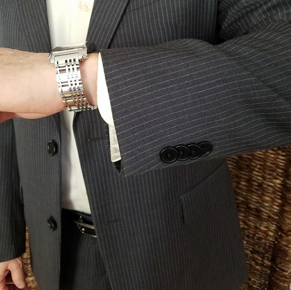 Mens gray suit 40R